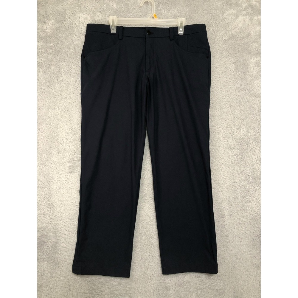 Lululemon ABC 5-Pocket Pants Men's Size 37x28 Navy Blue